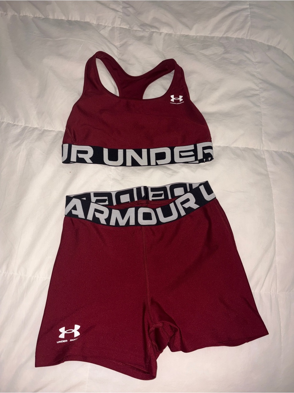 under armour spandex set